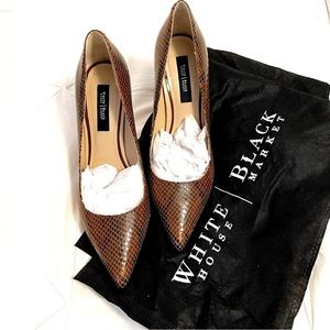 WHITE HOUSE BLACK MARKET OLIVIA PUMPS